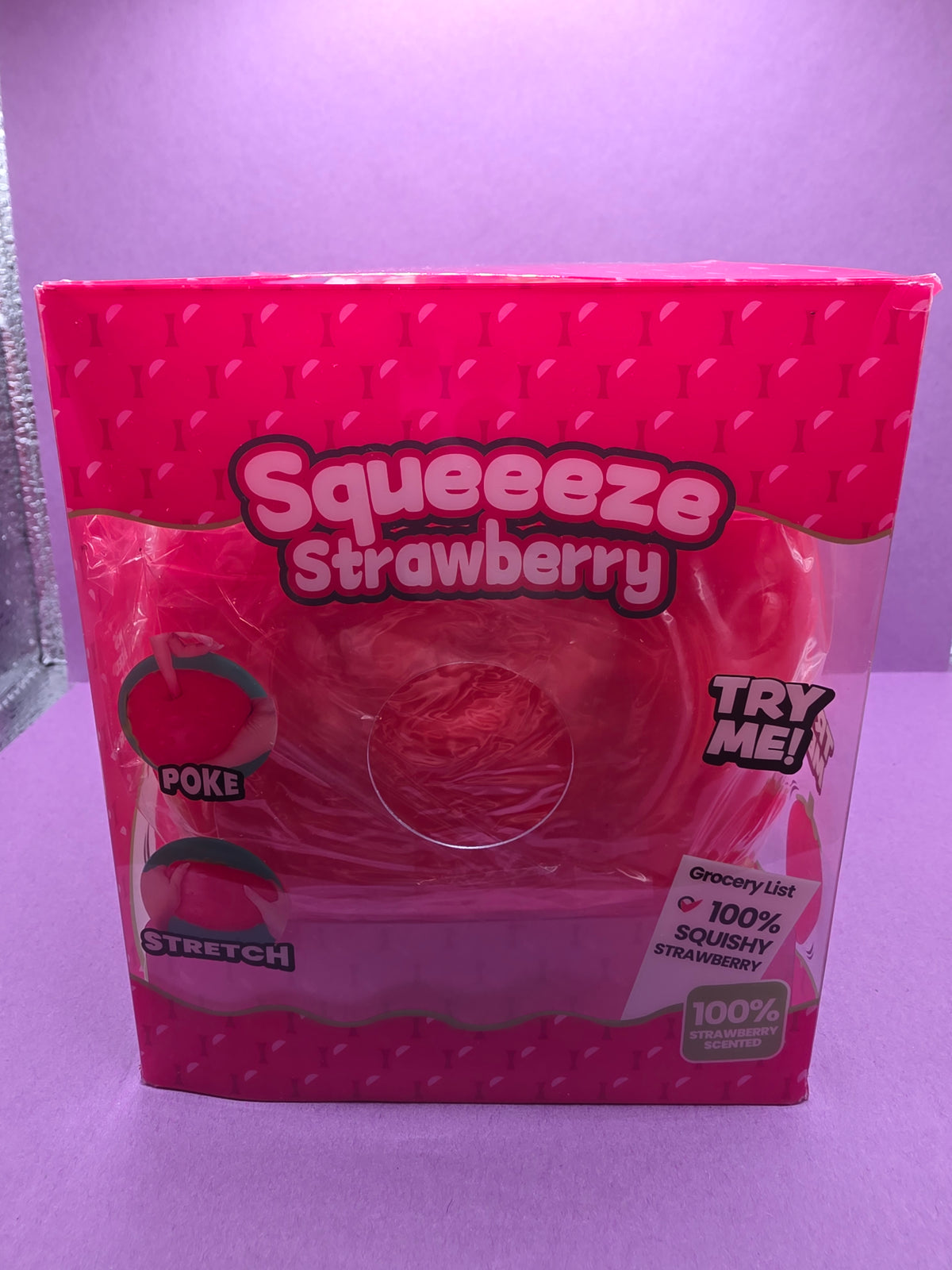 Jumbo Red Strawberry Squishy
