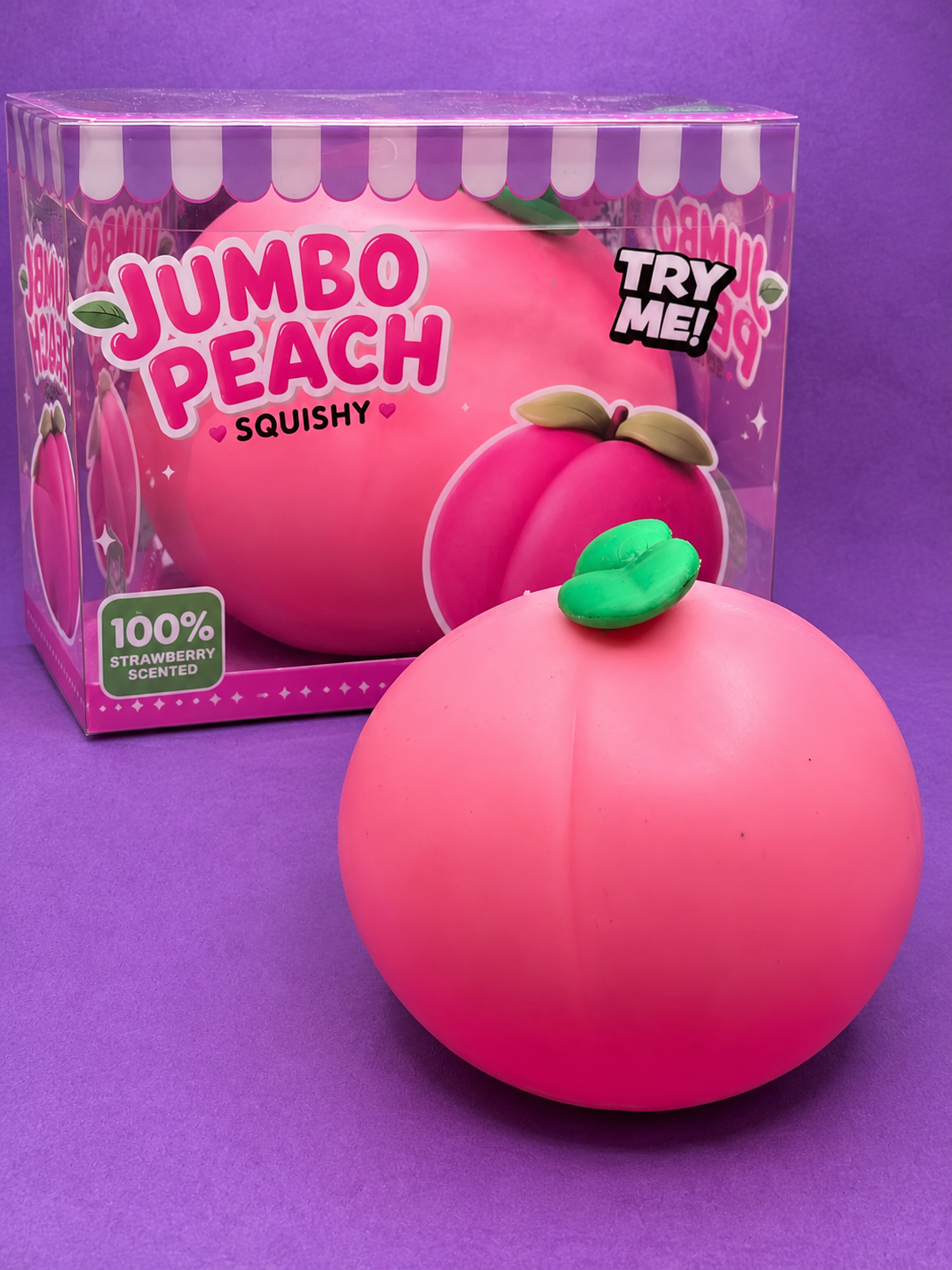Jumbo Pink Peach Squishy
