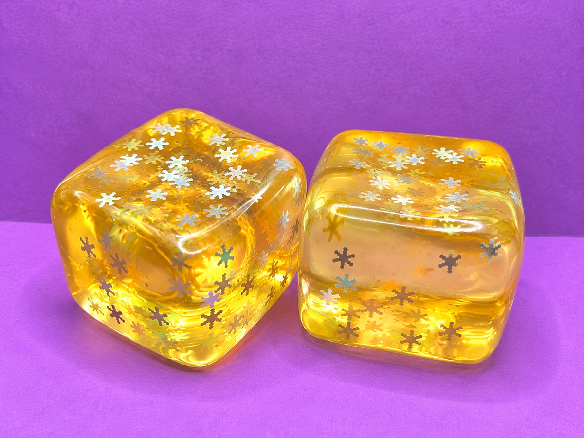 Yellow Cube Squishy